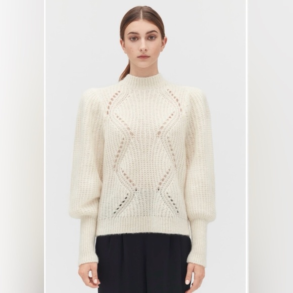 Cuyana Alpaca Wool Balloon Sleeve
Sweater in Cream $248 - Picture 2 of 6